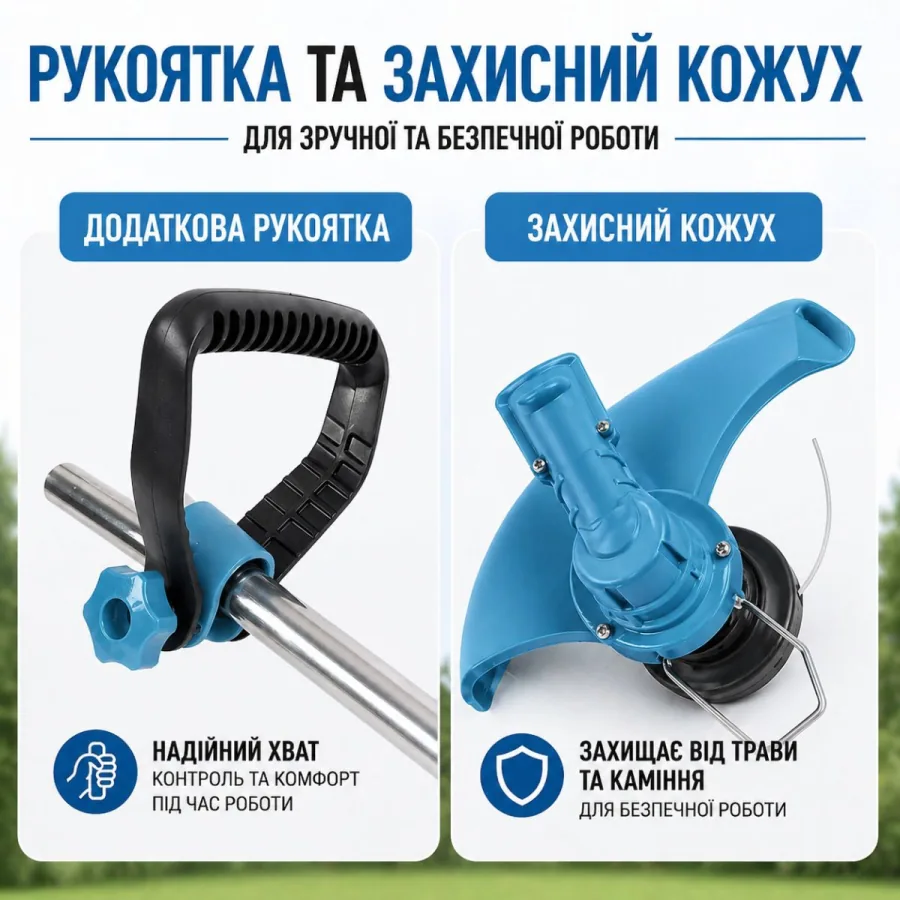 Захисний кожух та рукоятка
